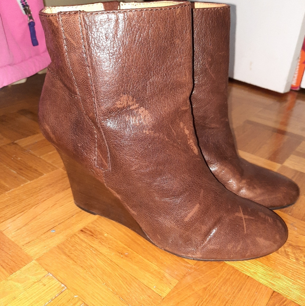 Nine West Ankle Book 12M Brown